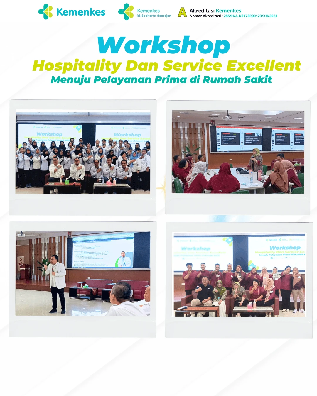 RS Soeharto Heerdjan Selenggarakan Workshop Hospitality dan Service Excellent Menuju Pelayanan Prima